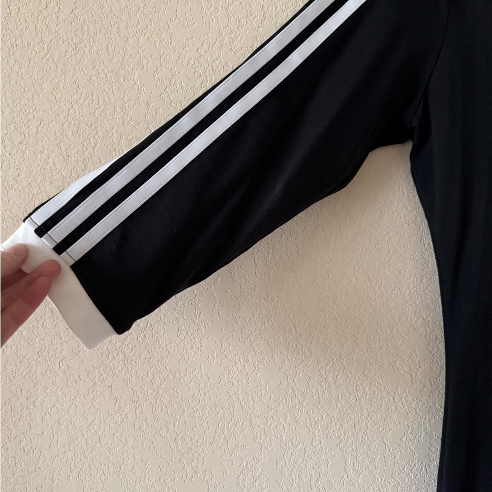 adidas Black Dress with White Stripes - Picture 2 of 4
